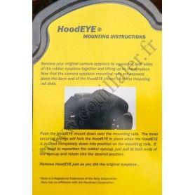 Oeilleton Hoodman HoodEYE HEYES pour Sony Alpha a7 Série, a9 et SLT-A99 - Hoodman HoodEYE HEYES