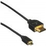 HDMI to Micro-HDMI Cable Pearstone HDD-110 - 3m - Ethernet - 3D 4K - Pearstone HDD-110