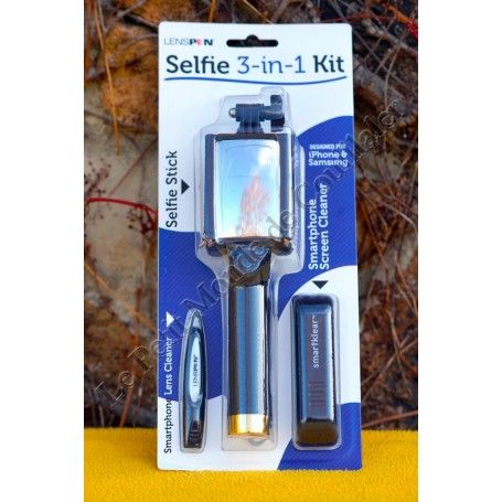 Kit SELFIE STICK 3-in-1 Lenspen L-SELF - POLE + SMARKLEAR + CELLKLEAR - Lenspen L-SELF