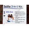 Kit Perche SELFIE STICK 3-en-1 Lenspen L-SELF - CANNE + SMARKLEAR + CELLKLEAR - 3-in-1 - Lenspen L-SELF