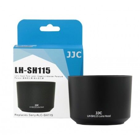 Lens hood JJC LH-SH115 - Replaces the Sony ALC-SH115 for lens SEL-55210 - JJC LH-SH115