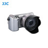 Lens hood JJC LH-112 - Replaces the Sony ALC-SH112 for lenses SEL-16F28 SEL-1855 SEL-35F18 SEL-28F20 - JJC LH-112