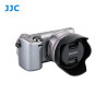 Lens hood JJC LH-112 - Replaces the Sony ALC-SH112 for lenses SEL-16F28 SEL-1855 SEL-35F18 SEL-28F20 - JJC LH-112