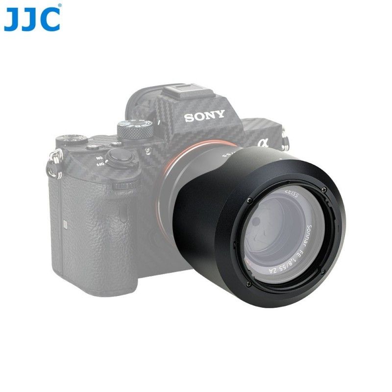 Replaces the Sony ALC-SH131 for lenses SEL-55F18Z and SEL-24F18Z Lens hood JJC LH-SH131 