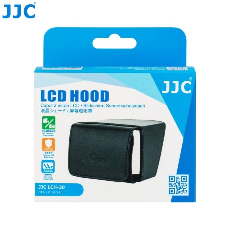 LCD screen hood JJC LCH-30 - Camcorder and camera fold-out LCD display - 3 inches - JJC LCH-30 LCD screen hood JJC LCH-30 - Camcorder and camera fold-out LCD display - 3 inches - JJC LCH-30