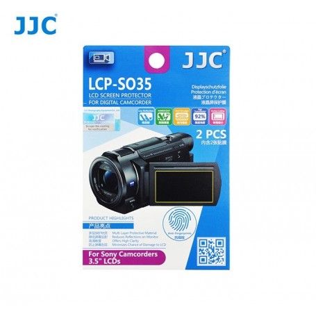 Film de protection JJC LCP-SO35 - écran LCD 3.5 pouces des caméscopes Sony et autres marques - JJC LCP-SO35