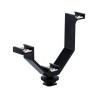 Support V-Bracket triple JJC VB-125 - Flash, Microphone, kit sans-fil - JJC VB-125