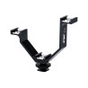 Triple Support V-Bracket JJC VB-125 - Camera Flash, Camcorder Microphone, Wireless kit - JJC VB-125