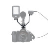 Triple Support V-Bracket JJC VB-125 - Camera Flash, Camcorder Microphone, Wireless kit - JJC VB-125