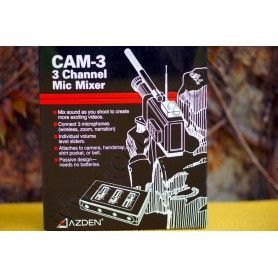 Audio Mixer Azden CAM-3 - Camcorder and camera Microphone interfaces - Azden CAM-3