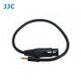 Adaptateur audio JJC Cable-XLR2MSM - Microphone XLR 3 broches Minijack 3.5mm - JJC Cable-XLR2MSM