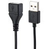 Rallonge USB JJC CABLE-USBE40 - 40cm - Chargeur de batterie USB - Cable cuivre - JJC CABLE-USBE40