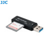 Memory card reader JJC CR-SDMSD1 - USB 3.0 - SD and MicroSD SDHC/SDXC - JJC CR-SDMSD1