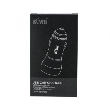 USB Dual battery charger JJC UCC-01 - Car Cigarette Lighter - Smartphone - JJC UCC-01
