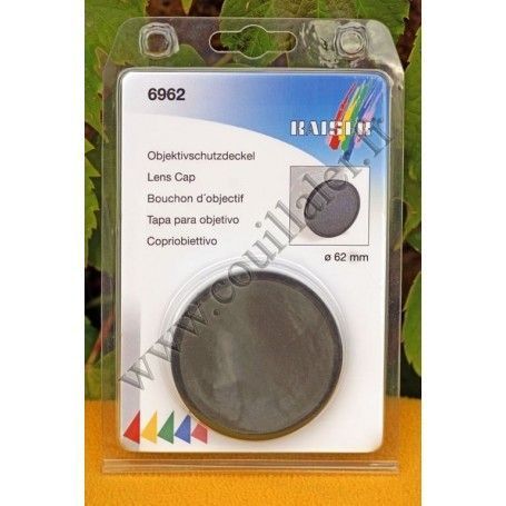 Front lens cap Kaiser 6962- 62mm - Cover Converter, camcorder, Zoom, wide-angle - Kaiser 6962