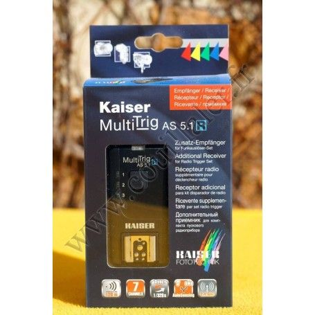 Déclencheur Flash Kaiser MultiTrig AS 5.1R- Récepteur sans-fil - Kaiser MultiTrig AS 5.1R