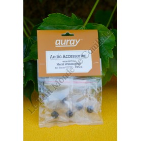 5 Bonnettes anti-vent métal Auray WLM-EC77-5 pour microphone ECM-77BMP - Auray WLM-EC77-5