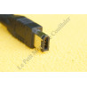 Câble Firewire Pearstone FW-4603 - 1m - 400Mo 4-6 - 4 broches 6 broches - 4-pin 6-pin - Pearstone FW-4603