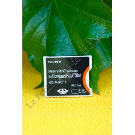 Memory card adaptor Sony AD-MSCF1 - Memory Stick Duo to Compact Flash CF - Sony AD-MSCF1