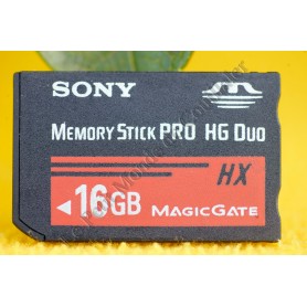 Carte-mémoire 16Go Sony MS-HX16A - Memory Stick PRO-HG Duo HX MagicGate - Sony MS-HX16A