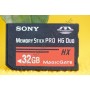 Memory Card 32Gb Sony MS-HX32A - Memory Stick PRO-HG Duo HX MagicGate - Sony MS-HX32A