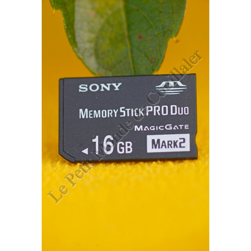 Carte-mémoire 16Go Sony MS-MT16G - Memory Stick PRO Duo Mark2 MagicGate - Sony MS-MT16G Carte-mémoire 16Go Sony MS-MT16G - Memory Stick PRO Duo Mark2 MagicGate - Sony MS-MT16G