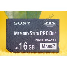 Carte-mémoire 16Go Sony MS-MT16G - Memory Stick PRO Duo Mark2 MagicGate - Sony MS-MT16G