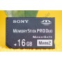 Memory Card 16Gb Sony MS-MT16G - Memory Stick PRO Duo Mark2 MagicGate - Sony MS-MT16G