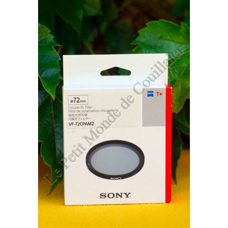 Polarising filter Sony VF-72CPAM2 - 72mm - Zeiss G Master Lens - Multicoat Circular - Sony VF-72CPAM2
