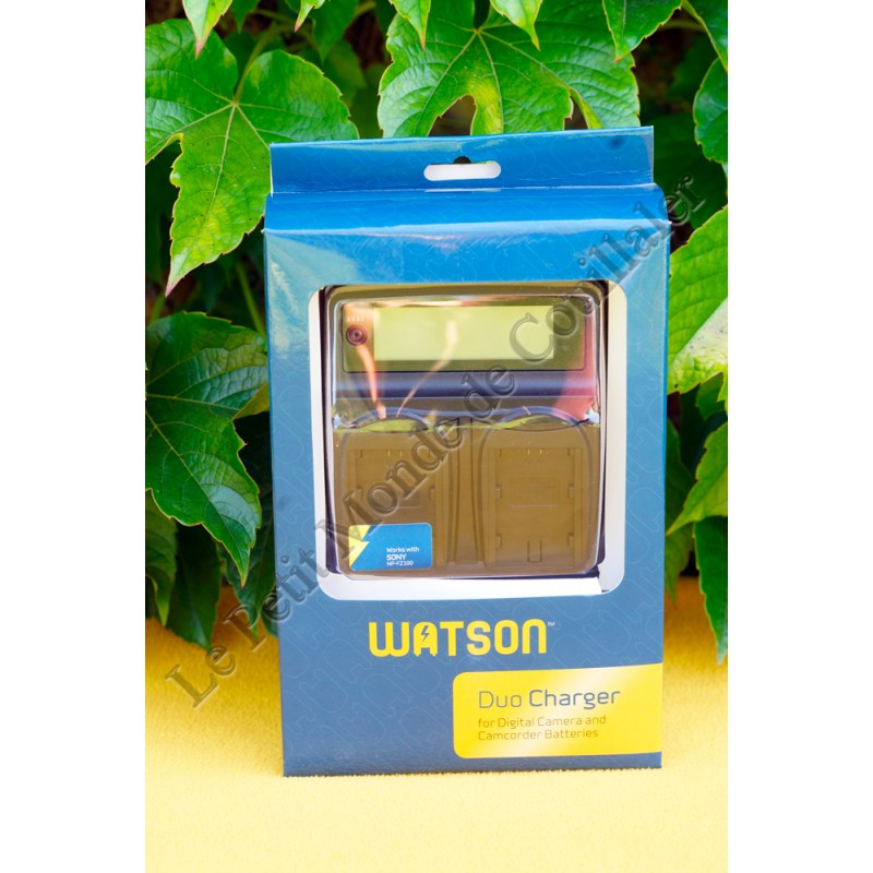 Chargeur de batteries double Watson Duo Battery Charger D-4237 - Série Z Sony NP-FZ100 - Universel - BW0418 - Watson D-4237