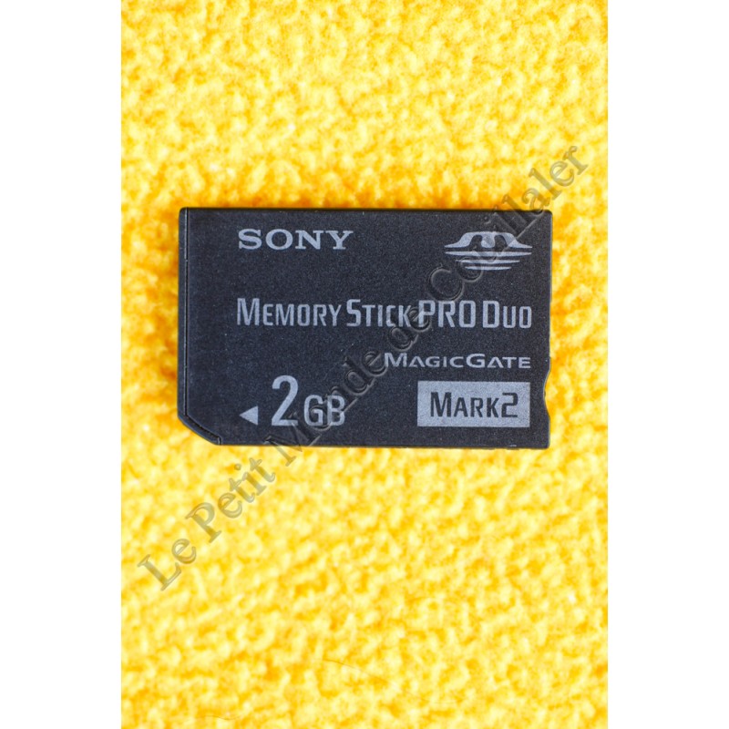 Carte-mémoire 2Go Sony MS-MT2G - Memory Stick PRO Duo Mark2 MagicGate - Sony MS-MT2G