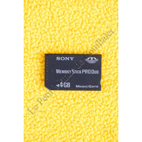 Carte-mémoire 4Go Sony MSX-M4GS - Memory Stick PRO Duo MagicGate - Sony MSX-M4GS