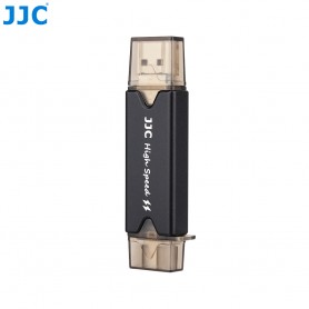 Lecteur de carte-mémoire JJC CR-UTC3 - USB 3.0 - SD, MMC et MicroSD SDHC/SDXC - Smartphone, Tablette - JJC CR-UTC3