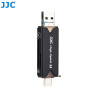 Memory card reader JJC CR-UTC3 - USB 3.0 - SD, MMC and MicroSD SDHC/SDXC - Smartphone, Tablet - JJC CR-UTC3