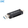 Memory card reader JJC CR-UTC3 - USB 3.0 - SD, MMC and MicroSD SDHC/SDXC - Smartphone, Tablet - JJC CR-UTC3