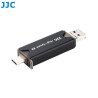 Memory card reader JJC CR-UTC3 - USB 3.0 - SD, MMC and MicroSD SDHC/SDXC - Smartphone, Tablet - JJC CR-UTC3