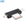 Memory card reader JJC CR-UTC3 - USB 3.0 - SD, MMC and MicroSD SDHC/SDXC - Smartphone, Tablet - JJC CR-UTC3