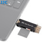 Memory card reader JJC CR-UTC3 - USB 3.0 - SD, MMC and MicroSD SDHC/SDXC - Smartphone, Tablet - JJC CR-UTC3