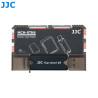 Storage with integrated memory card reader JJC MCH-STK6GR - Hard box - USB 3.0 - Type-C - Micro-USB 2.0 - JJC MCH-STK6GR