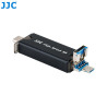 Storage with integrated memory card reader JJC MCH-STK6GR - Hard box - USB 3.0 - Type-C - Micro-USB 2.0 - JJC MCH-STK6GR