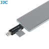 Storage with integrated memory card reader JJC MCH-STK6GR - Hard box - USB 3.0 - Type-C - Micro-USB 2.0 - JJC MCH-STK6GR