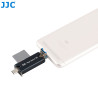 Storage with integrated memory card reader JJC MCH-STK6GR - Hard box - USB 3.0 - Type-C - Micro-USB 2.0 - JJC MCH-STK6GR