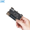 Storage with integrated memory card reader JJC MCH-STK6GR - Hard box - USB 3.0 - Type-C - Micro-USB 2.0 - JJC MCH-STK6GR