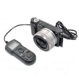 Remote JJC TM-F2 - Intervalometer for Sony Multi-Terminal - Photo Camera Alpha DSLR, Nex, Cyber-shot - JJC TM-F2