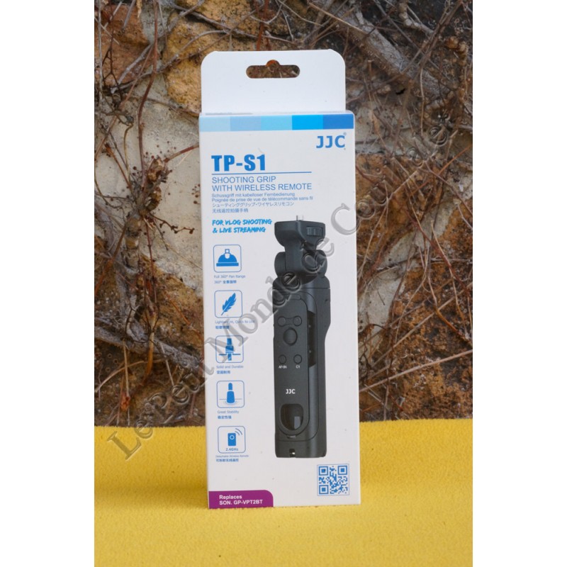 Poignée de prise de vue JJC TP-S1 - Mini Trépied - Télécommande sans-fil Bluetooth Déclenchement Zoom - Sony GP-VPT2BT - JJC ...