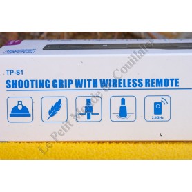 Shooting Grip JJC TP-S1 - Mini Tripod - Wireless Trigger Zoom Remote Commander Bluetooth - Sony GP-VPT2BT - JJC TP-S1