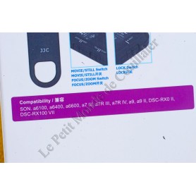 Poignée de prise de vue JJC TP-S1 - Mini Trépied - Télécommande sans-fil Bluetooth Déclenchement Zoom - Sony GP-VPT2BT - JJC ...