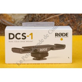 Support Røde DCS-1 - Double griffe porte-accessoire pour microphone, kit sans-fil, lampe LED - Rode DCS-1