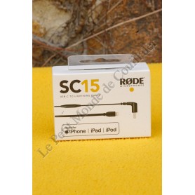 Adaptor Cable USB-C to Lightning Røde SC15 - iOS iPhone, iPad, iPod, smartphone - Røde SC15