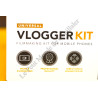 Rode Vlogger Kit Universal - Microphone Minijack 3.5mm, lampe LED, support et trépied - Røde Vlogger Kit Universal